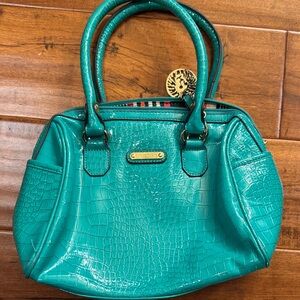 Anne Klein Teal Satchel